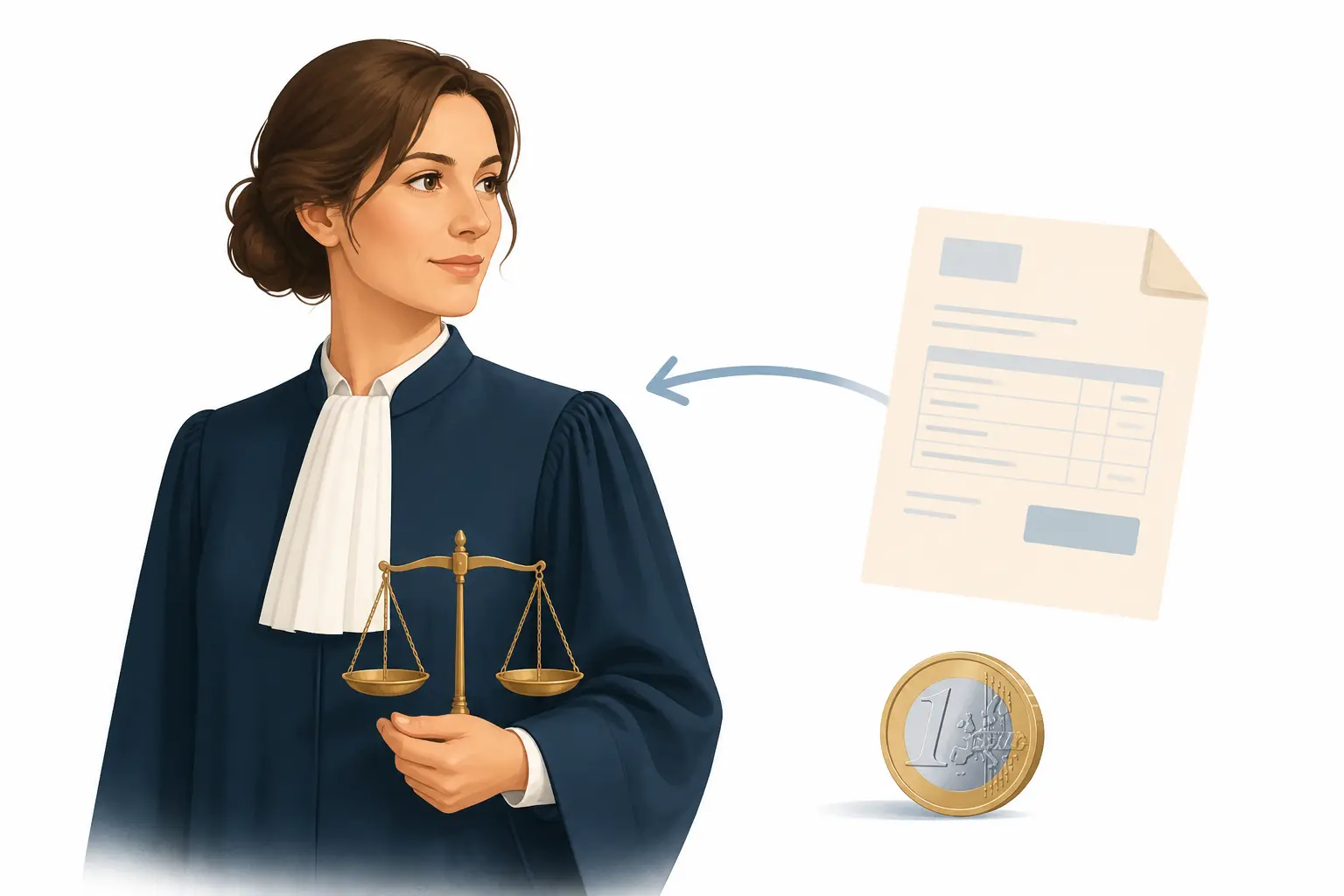 À partir de quelle somme un huissier intervient : commissaire de justice, euro et facture impayée.