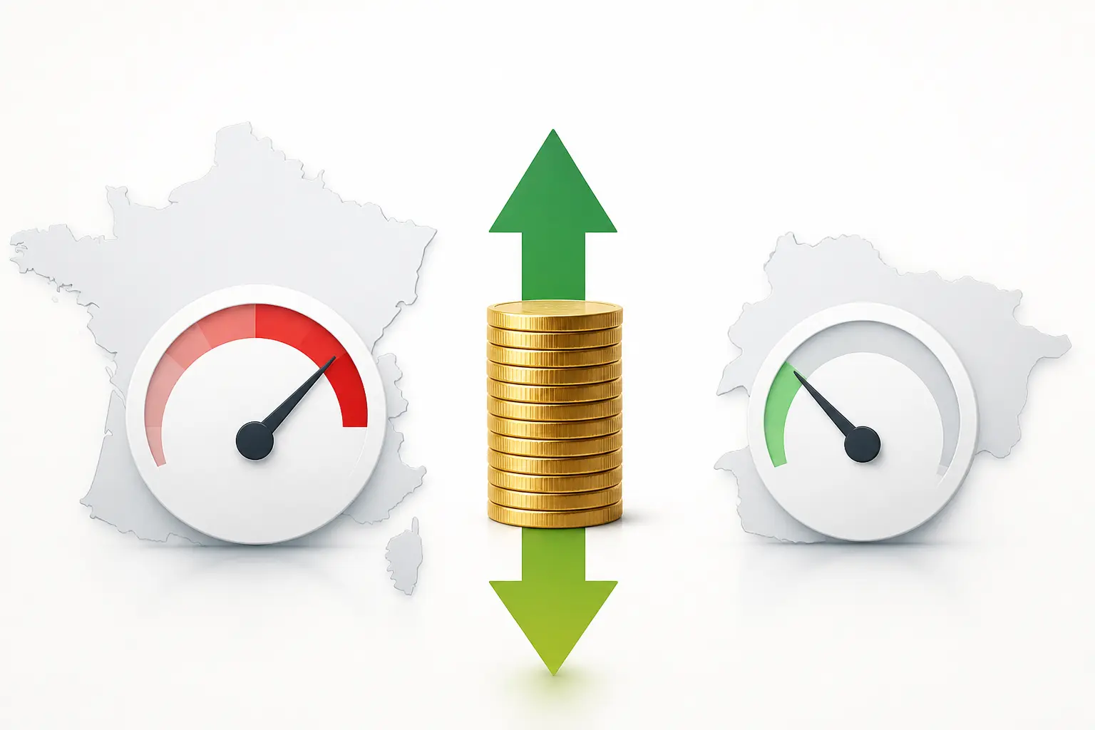 Optimisation impôts Andorre : comparaison France-Andorre avec jauges fiscales et économies potentielles