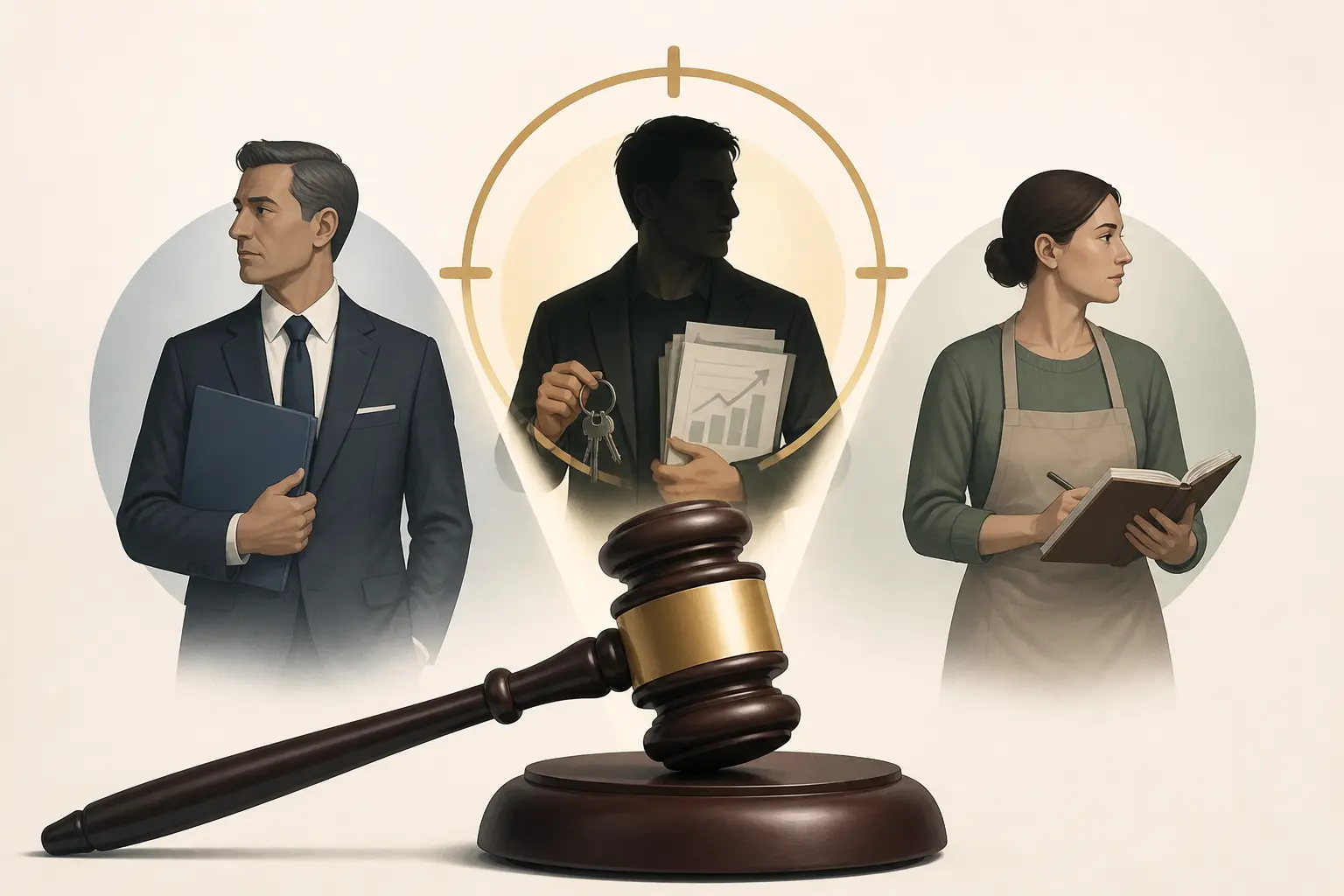 Faillite personnelle : un juge cible le dirigeant réel parmi trois profils juridiques distincts.
