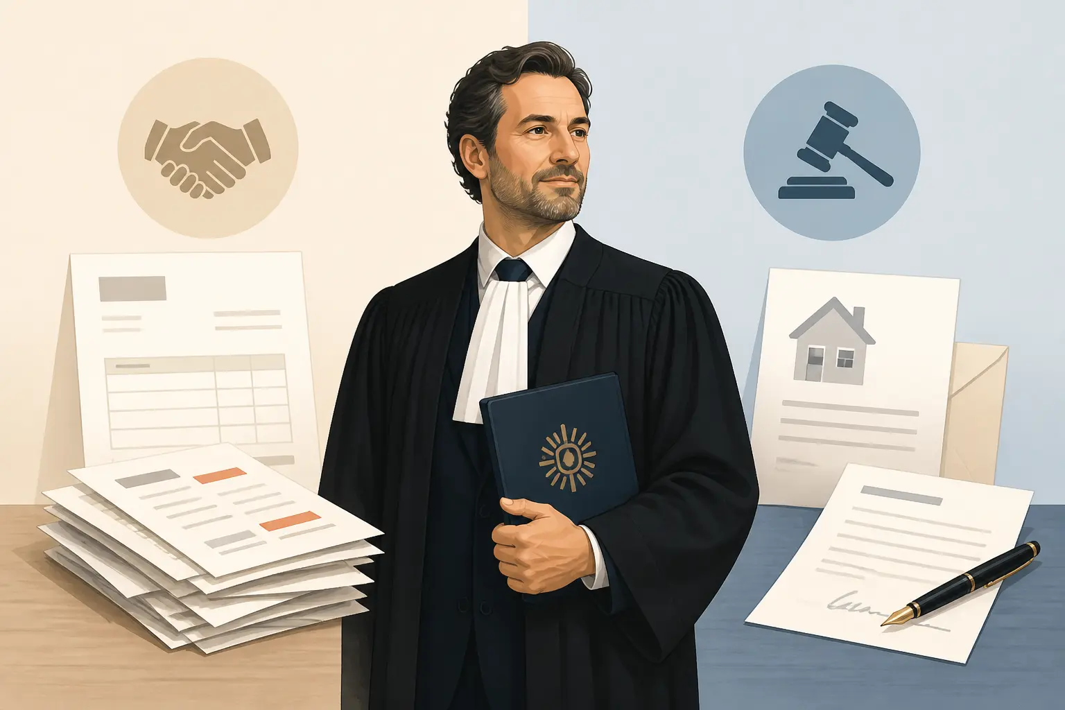 À partir de quelle somme un huissier intervient : commissaire de justice face à factures impayées et dette locative.