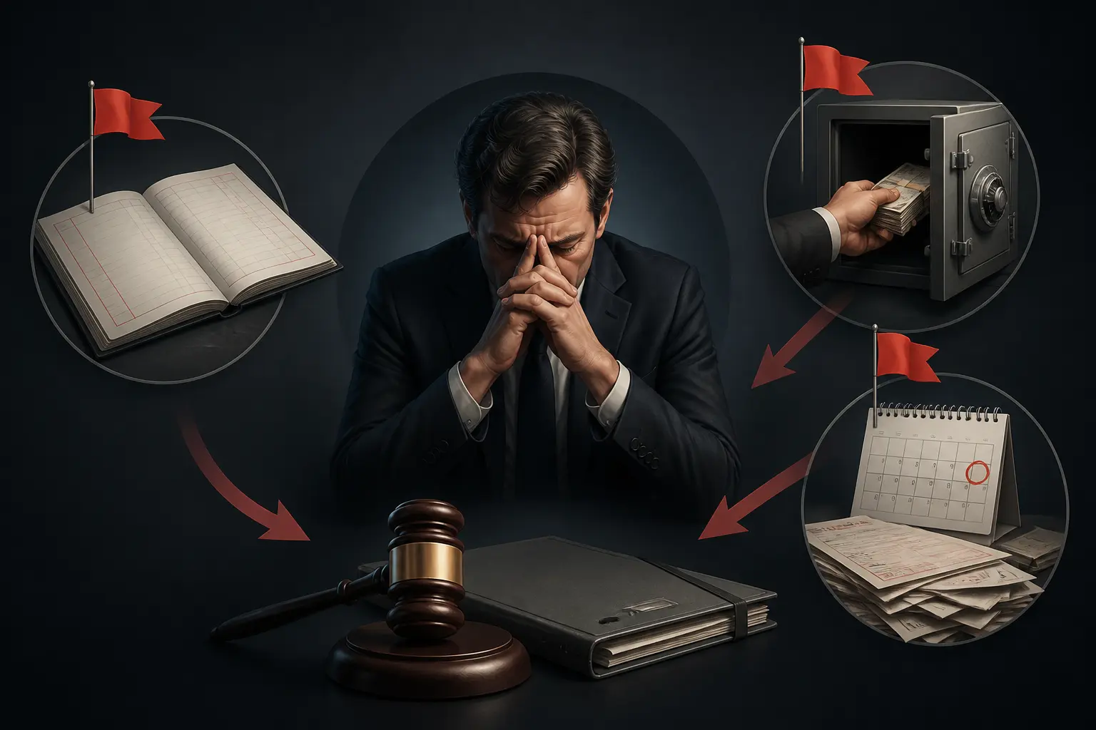 Faillite personnelle : juge de commerce sanctionnant un dirigeant face à des comptes vides et impayés